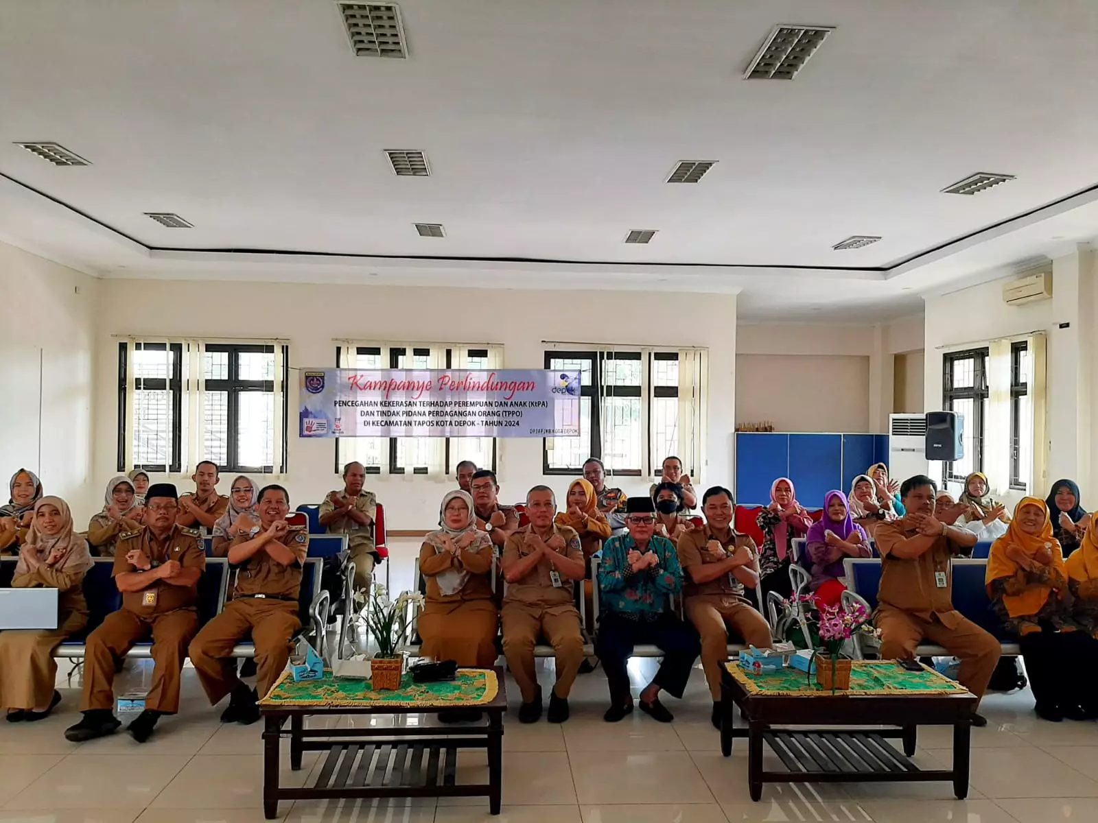 DP3A2KB Depok Lakukan Monitoring Serta Evaluasi Satgas PKDRT dan TPPO Kecamatan Tapos 2024