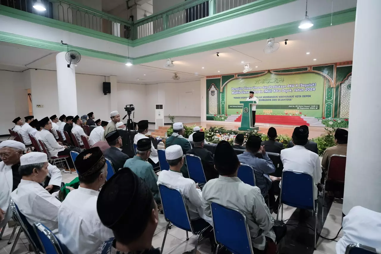 MUI Depok Gelar Pengajian Ulama Umaro dan Pembukaan PKU Angkatan X