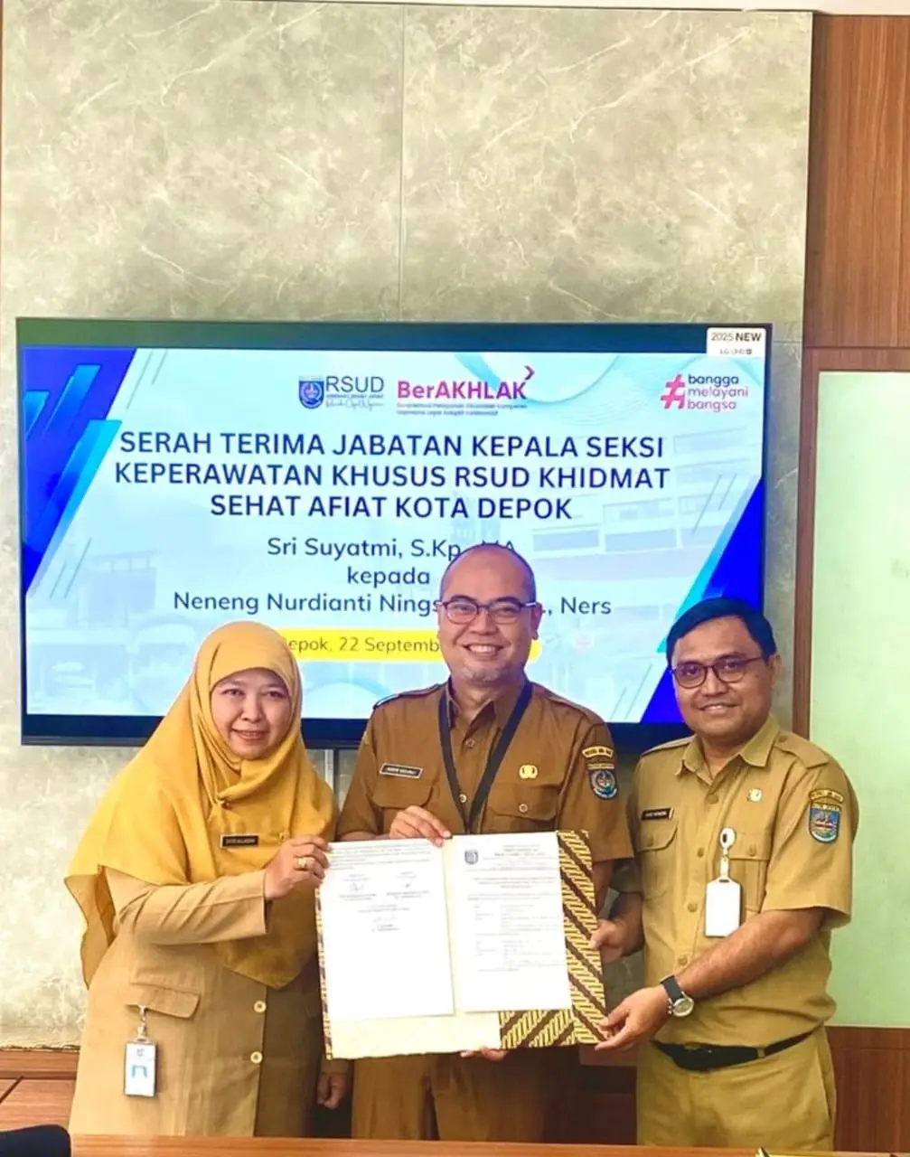 Estafet Kepemimpinan RSUD KiSA, Wujudkan Layanan Prima
