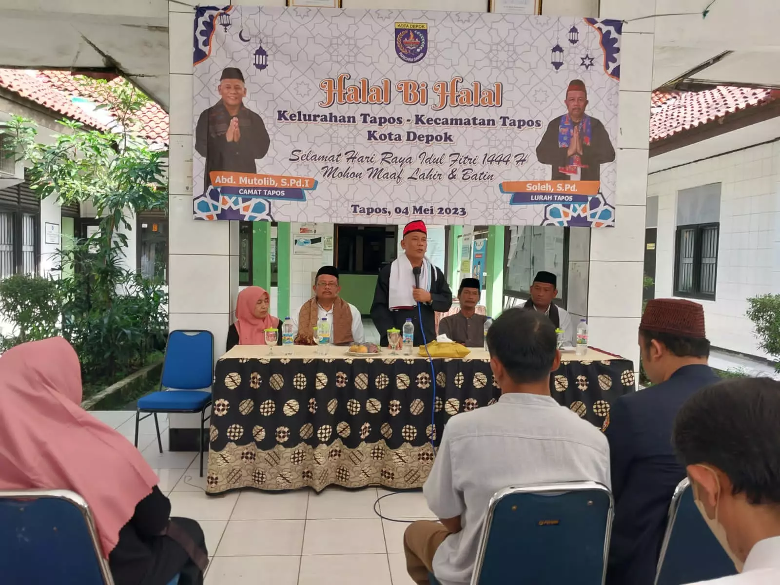 Gelar Halalbihalal, Camat Tapos Sampaikan Sejumlah Pesan Bagi Masyarakat