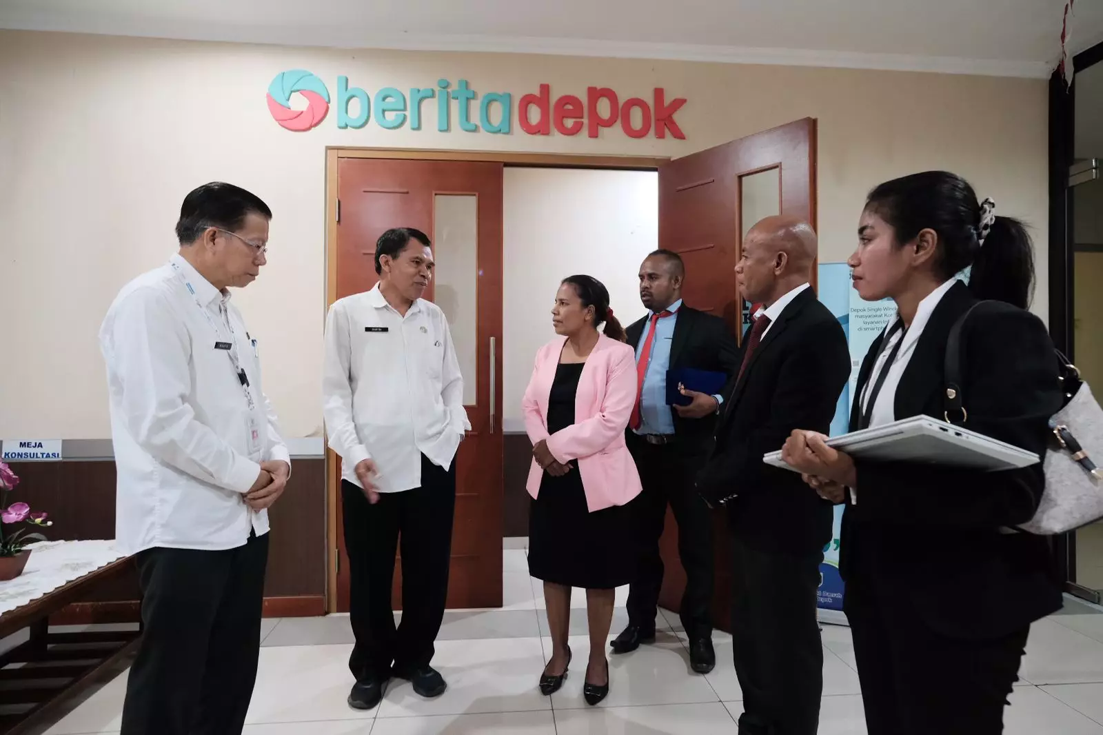 Berkunjung ke Kota Depok, Kementerian Pendidikan Timor Leste Akan Reaplikasi Program Wifi Gratis