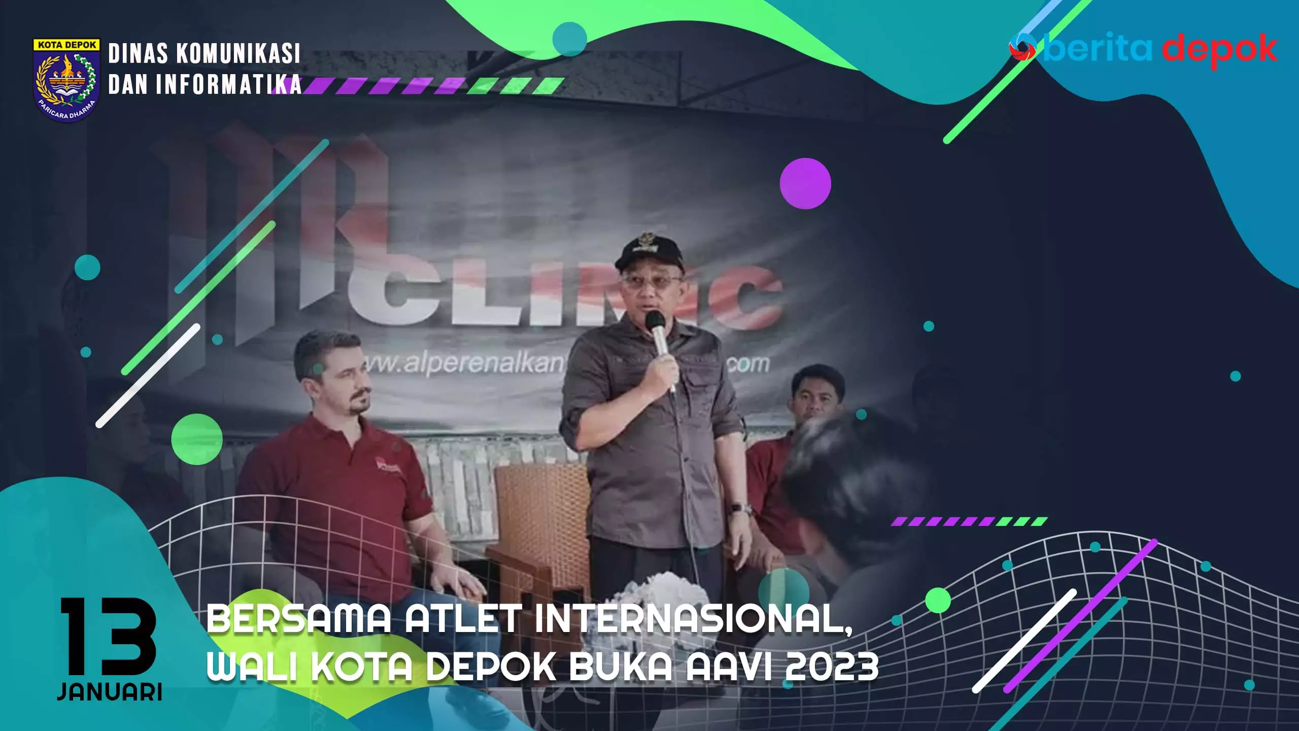 Video: Bersama Atlet Internasional, Wali Kota Depok Buka AAVI 2023
