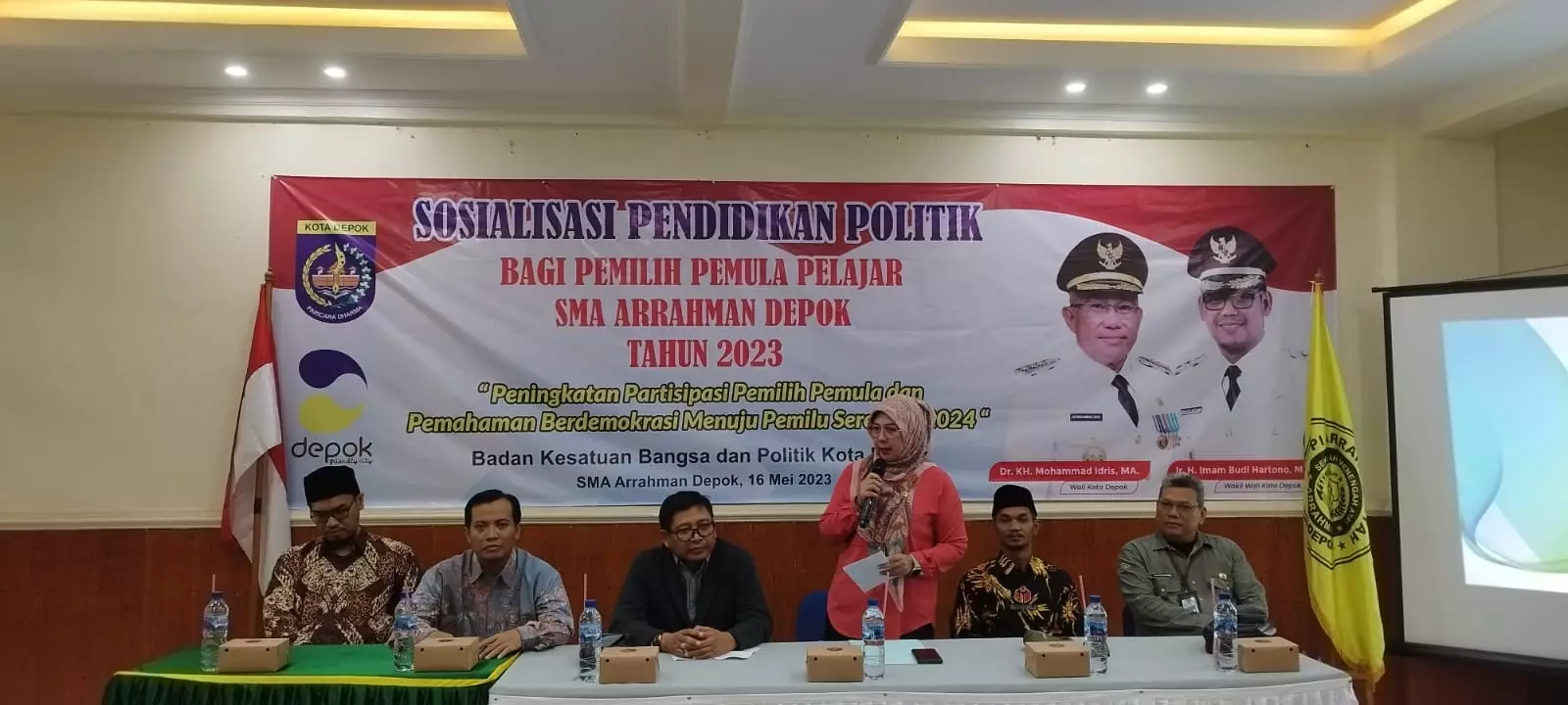 Bakesbangpol Edukasi Calon Pemilih Pemula soal Pemilu