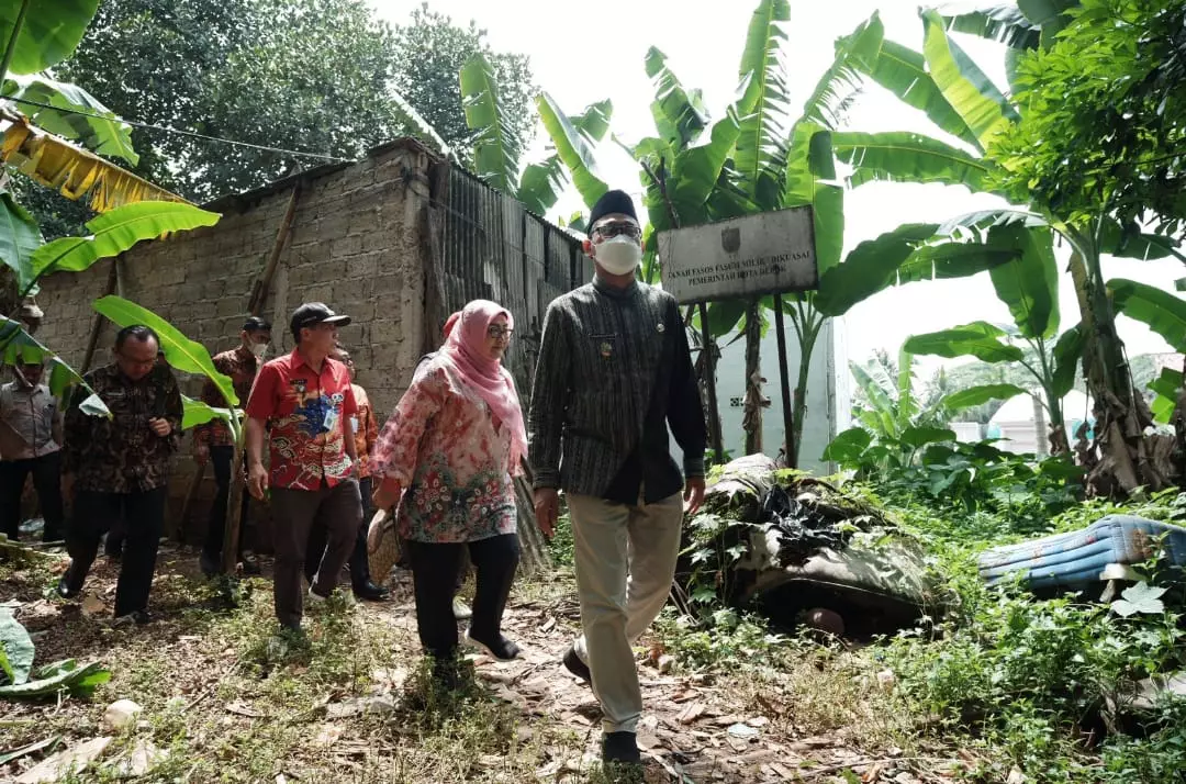 Wakil Wali Kota Tinjau Lahan Pembangunan SMP Negeri 21 Depok di Gandul
