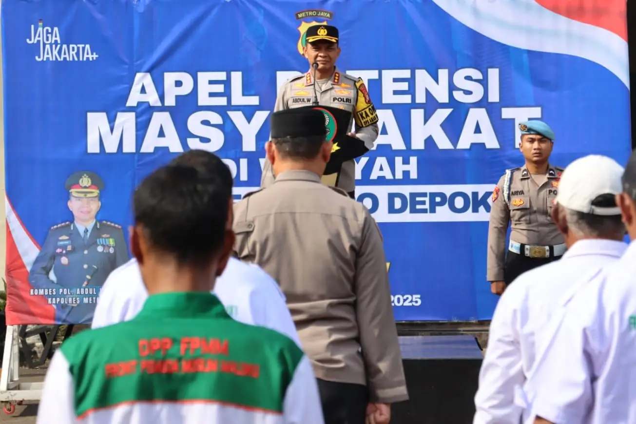 Apel Potensi Masyarakat, Kapolres Metro Depok Ajak Ormas Perkuat Keamanan Kota