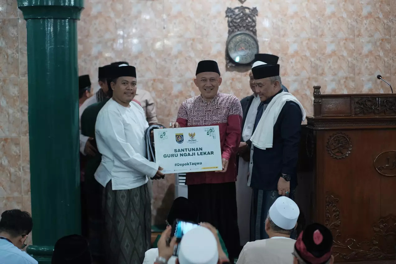 Pemkot Gandeng bjb dan Baznas Depok Beri Bantuan ke Masjid Al-Aula