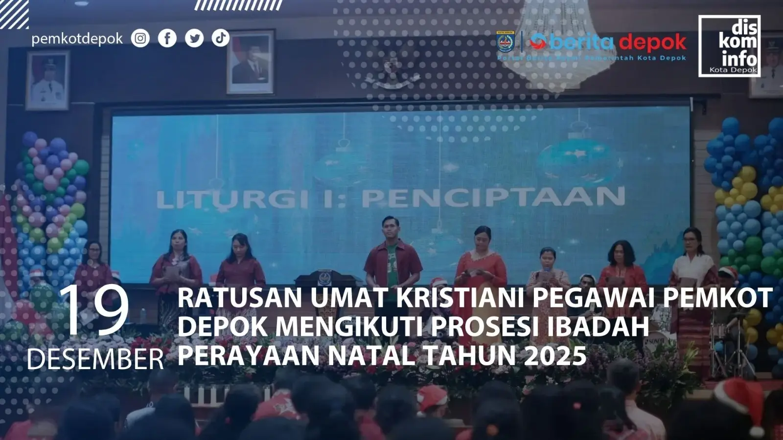 PERAYAAN NATAL PEGAWAI KRISTIANI PEMKOT DEPOK TAHUN 2025