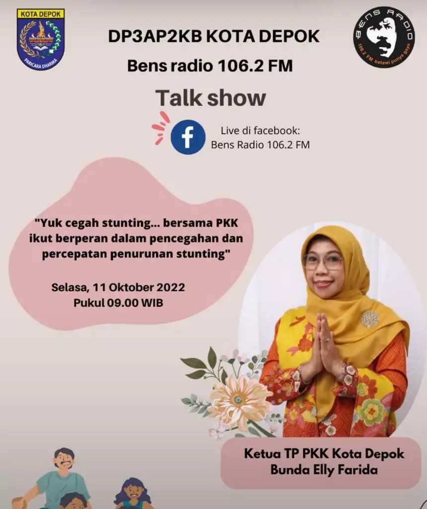 Program D'Sunting Menara Besutan TP-PKK Depok Mengudara di Bens Radio