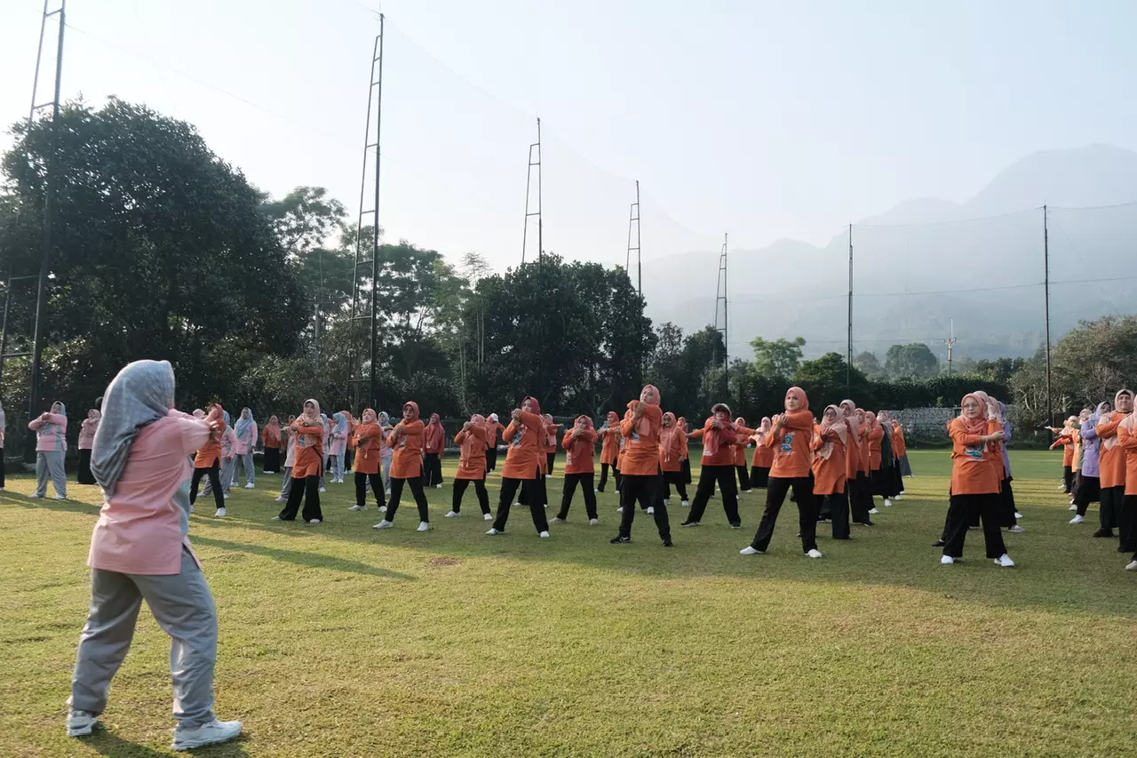 Ratusan Kader Senam Bersama di Jambore PKK Depok 2024