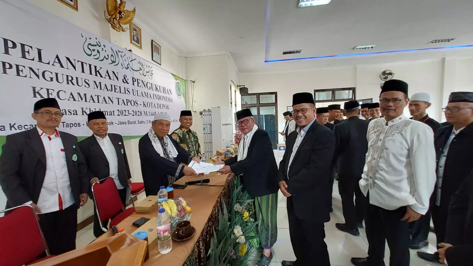 Begini Pesan Sekda Depok Saat Hadiri Pelantikan MUI Kecamatan Tapos