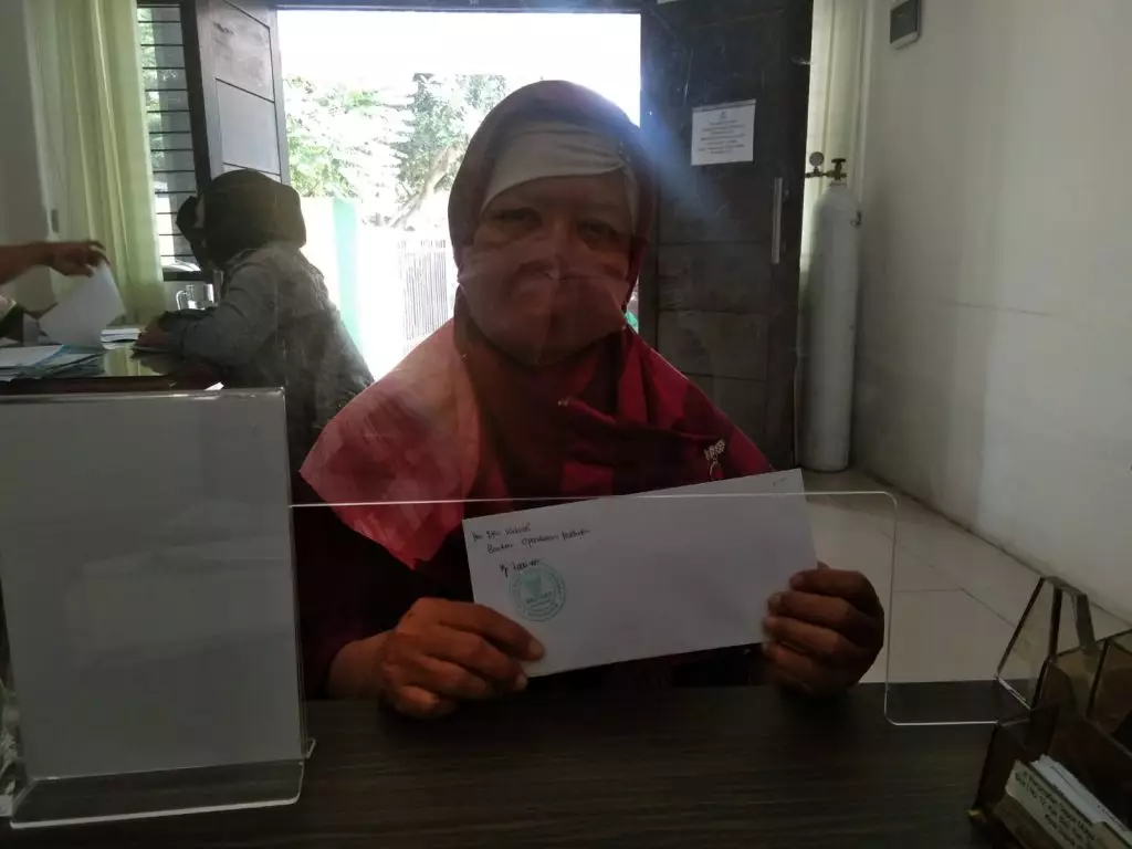 Baznas Depok Bantu Ibu Eka Jalani Operasi Pemasangan Batok Kepala