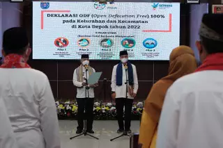 22 Kelurahan dan 11 Kecamatan se-Kota Depok Deklarasi ODF