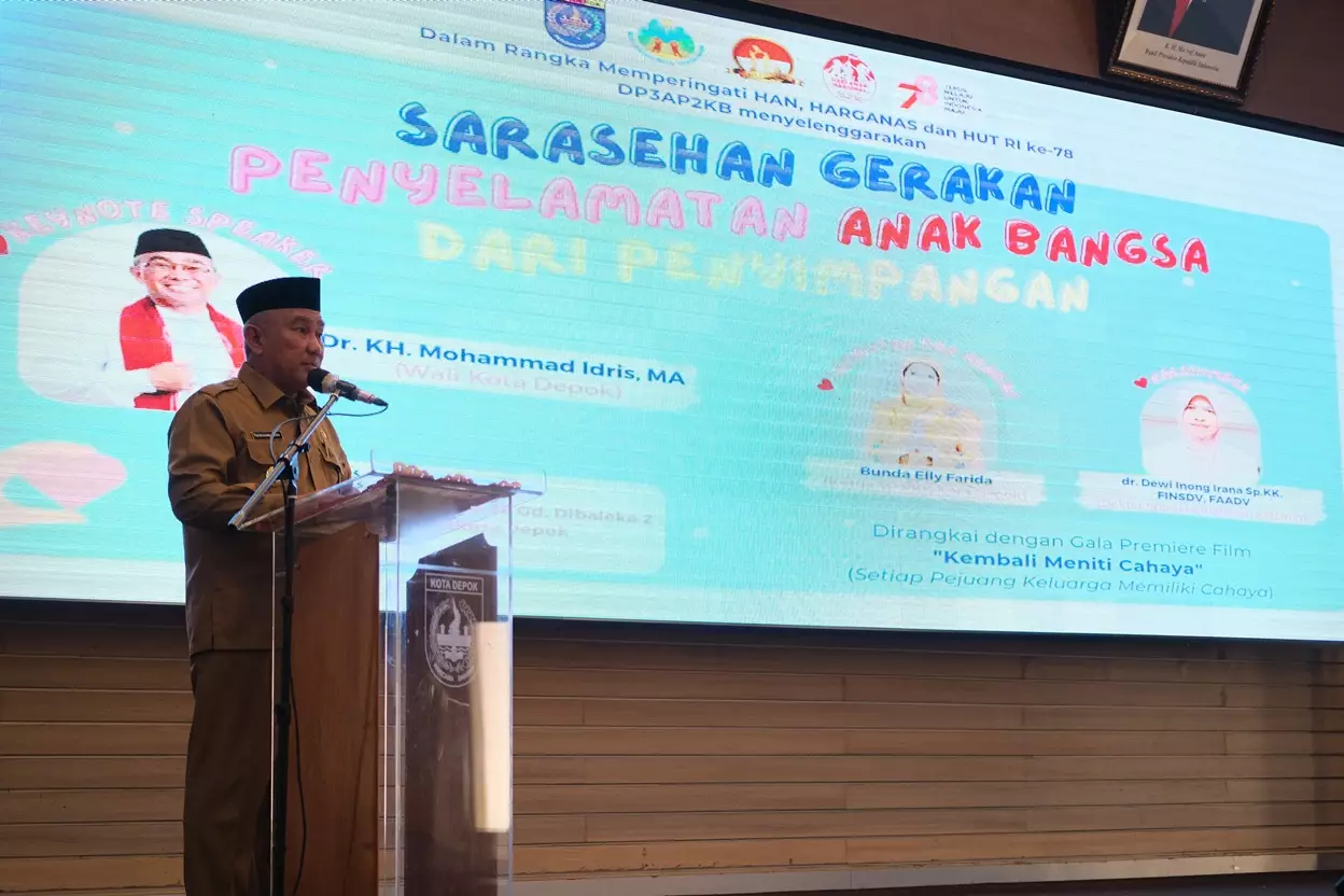 Wali Kota Depok Tekankan Kolaborasi Dukung Gerakan Penyelamatan Anak Bangsa