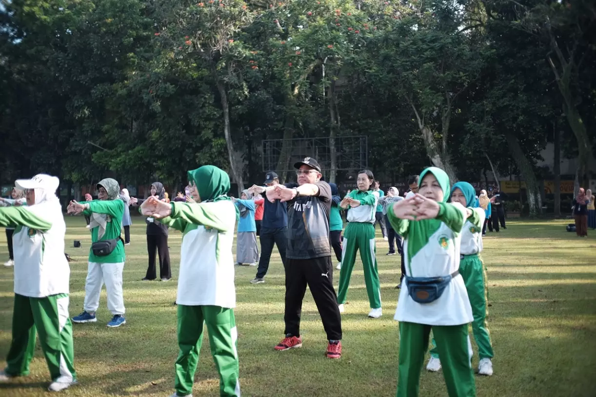 Pemkot Gelar Senam Bersama Club Senam Diabetes RS Hermina Depok