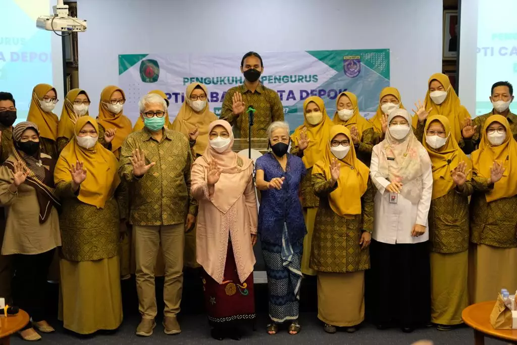 Pelantikan Pengurus PPTI Cabang Kota Depok Masa Bakti 2022-2027