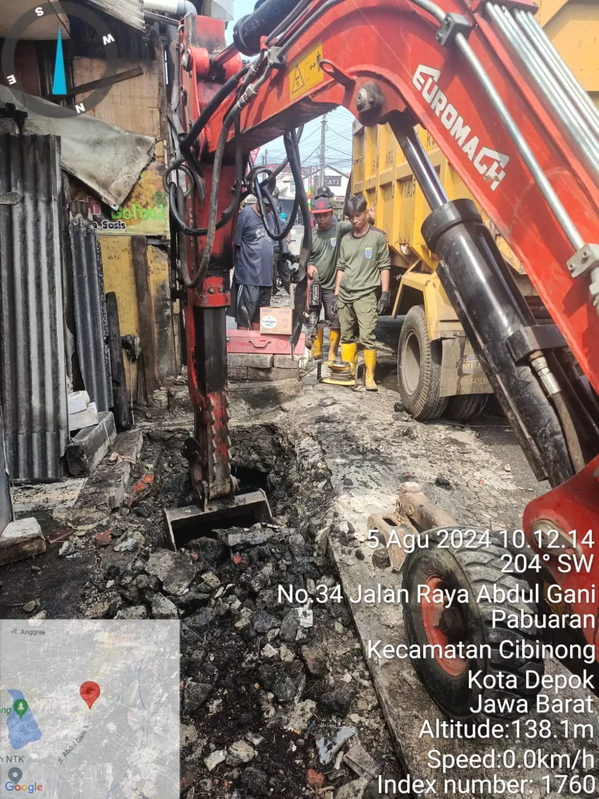 Normalisasi Saluran Jalan Abdul Gani Cilodong, Ditarget Sepanjang 600 Meter