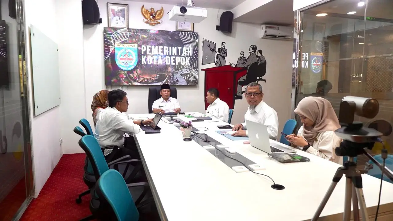 Wali Kota Depok Ikuti Peluncuran Indikator MCP 2025, Komitmen Perkuat Pencegahan Korupsi