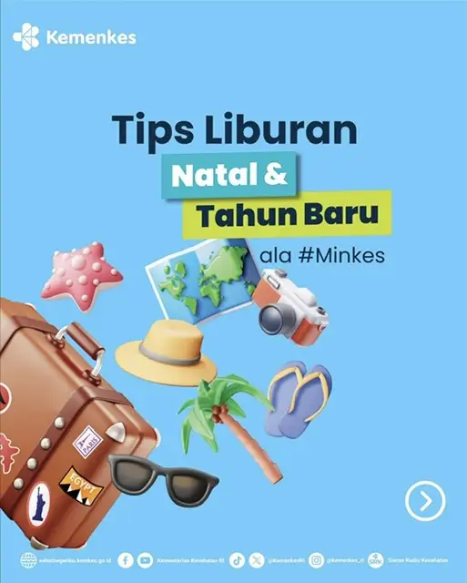 Nikmati Libur Nataru, Ini Enam Tips Menjaga Kesehatan Agar Tetap Sehat!