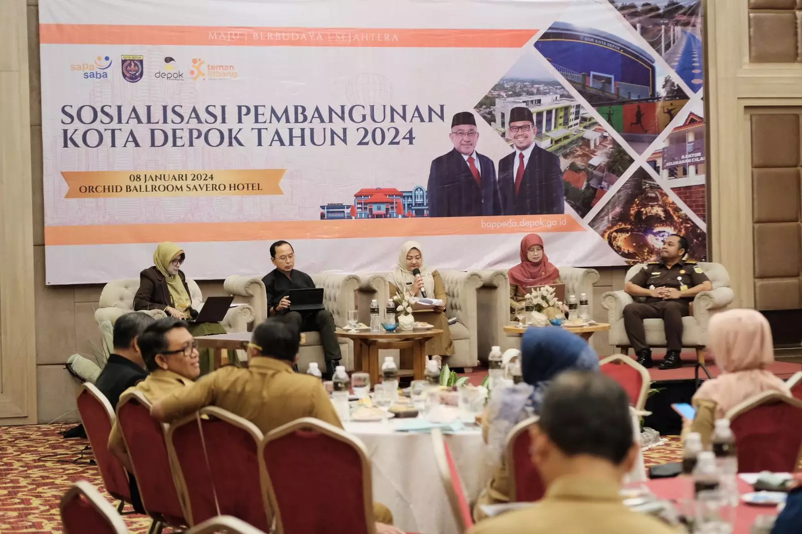 Bappeda Gelar Sosialisasi Pembangunan Kota Depok Tahun 2024