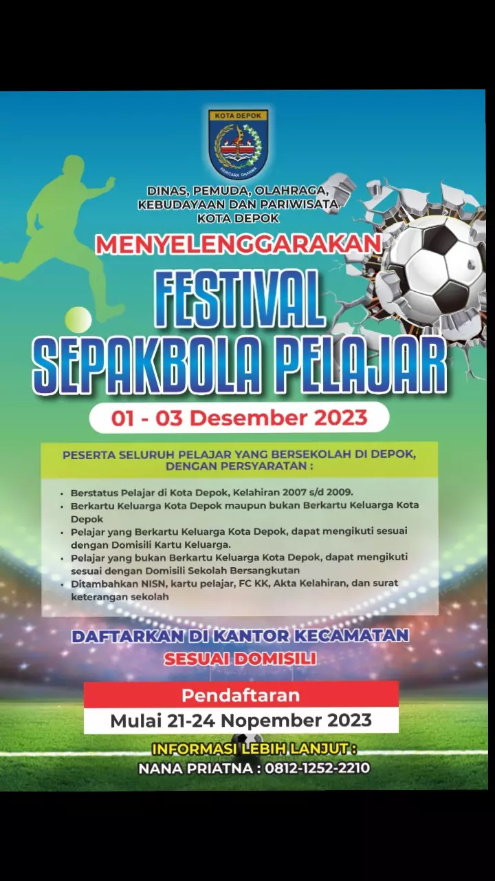 Get Ready! Festival Sepak Bola Pelajar 2023 Siap Digelar