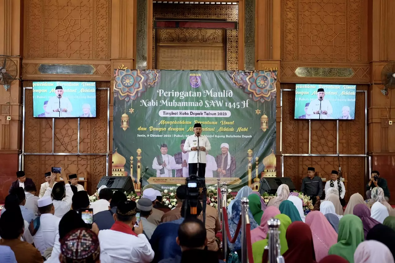 Pemkot Depok Gelar Peringatan Maulid Nabi Muhammad SAW 1445 H