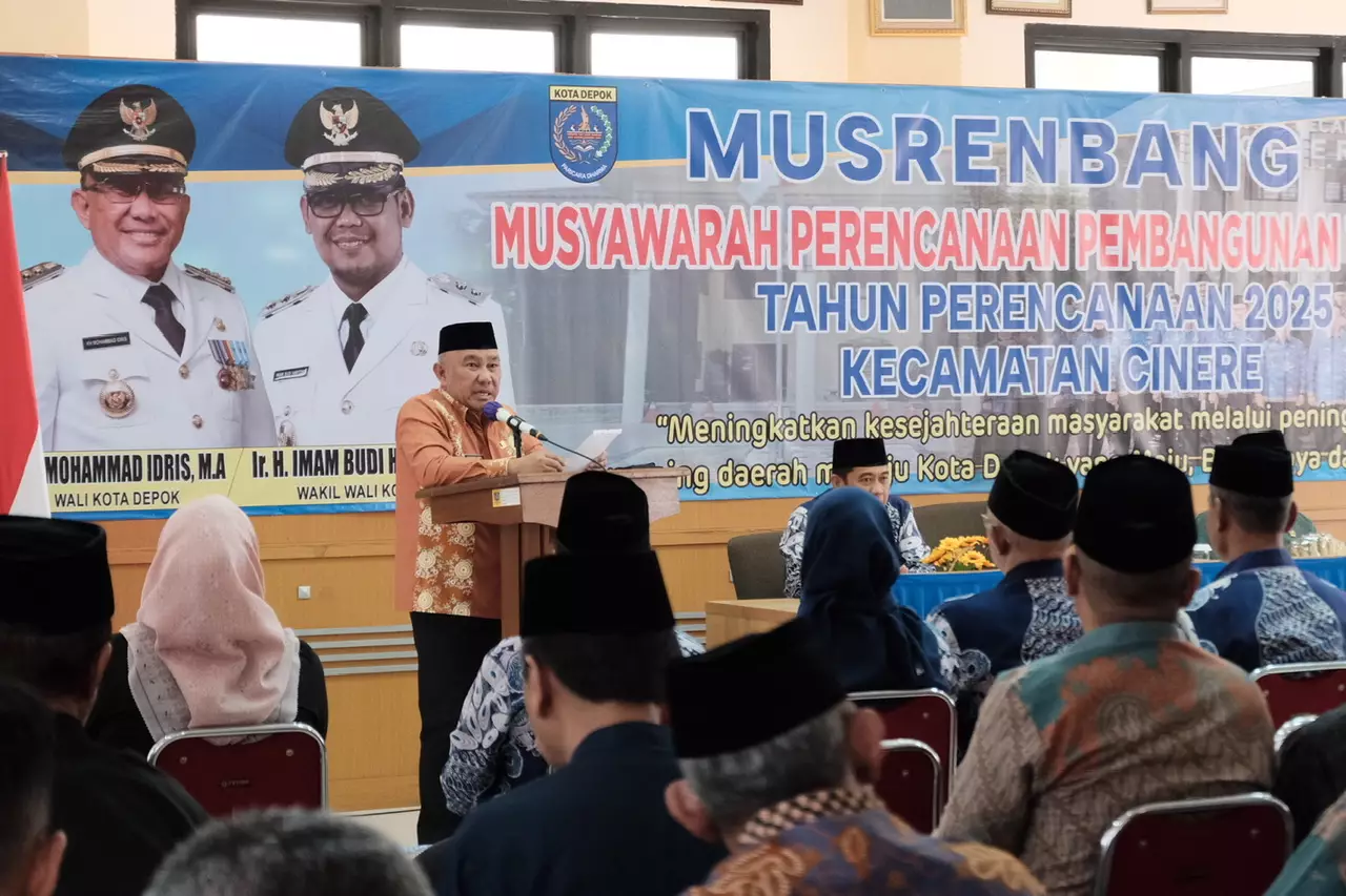 Wali Kota Depok Hadiri Musrenbang Kecamatan Cinere Tahun 2025