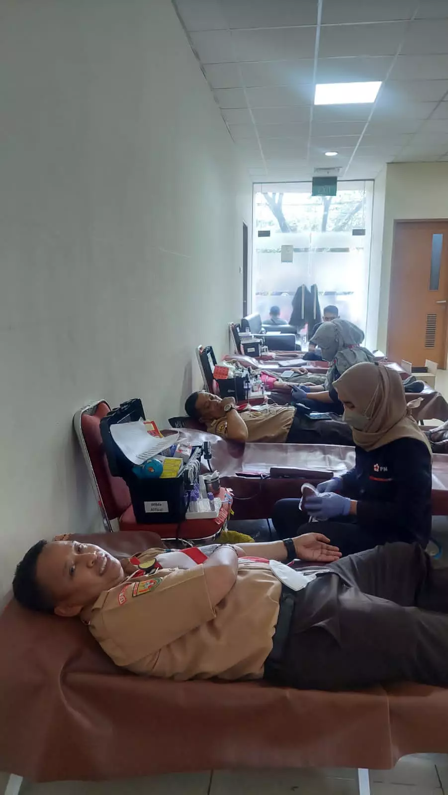 Donor Darah HUT Pramuka Berhasil Kumpulkan 36 Kantong Darah