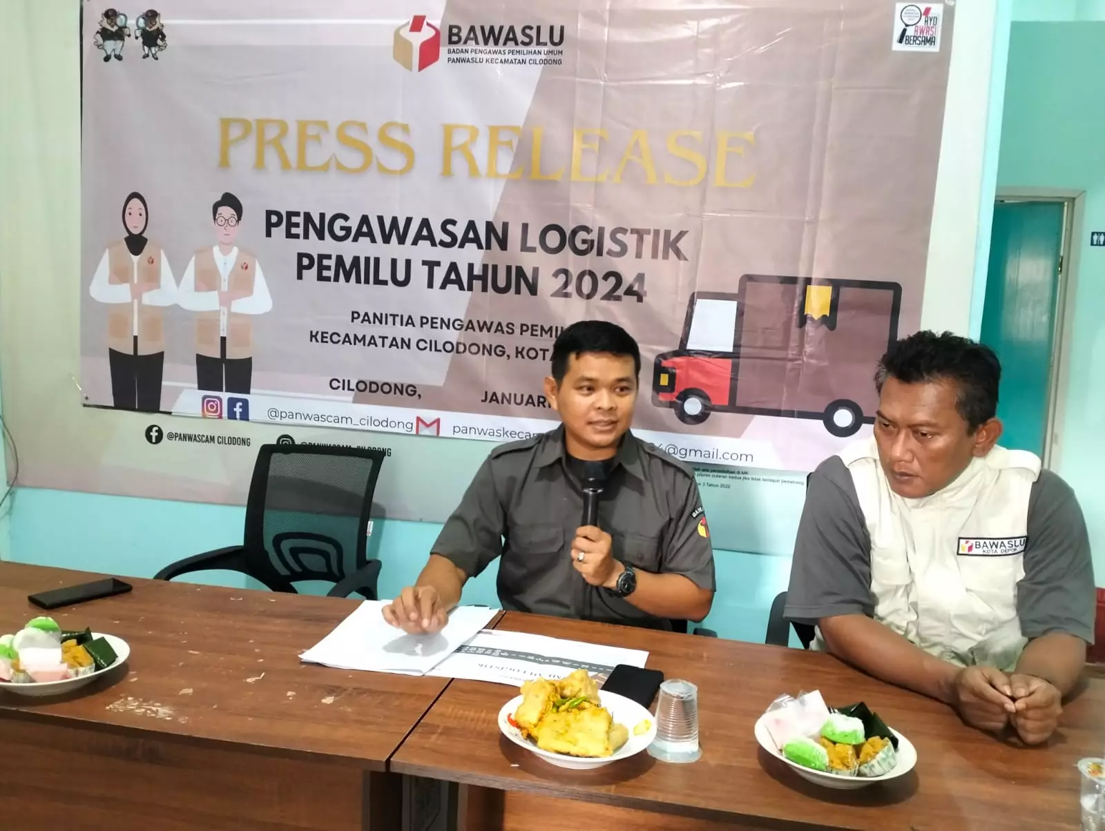 Panwascam Cilodong Tunggu Pengesetan Logistik Pemilu