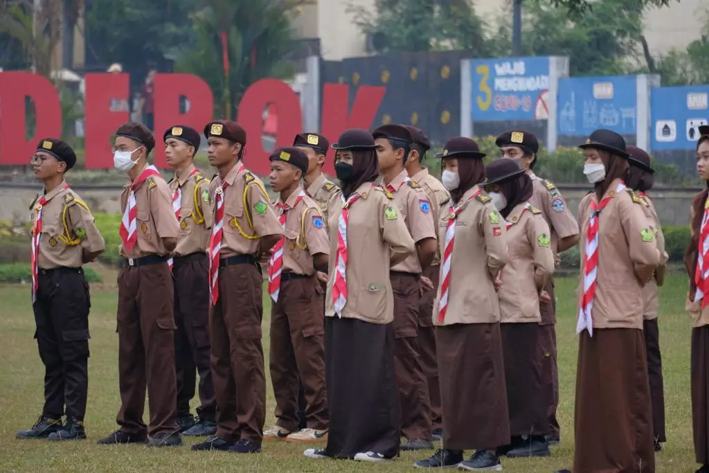 Anggota Pramuka Saka Bakti Husada Depok Ikuti Pertida Tingkat Jabar