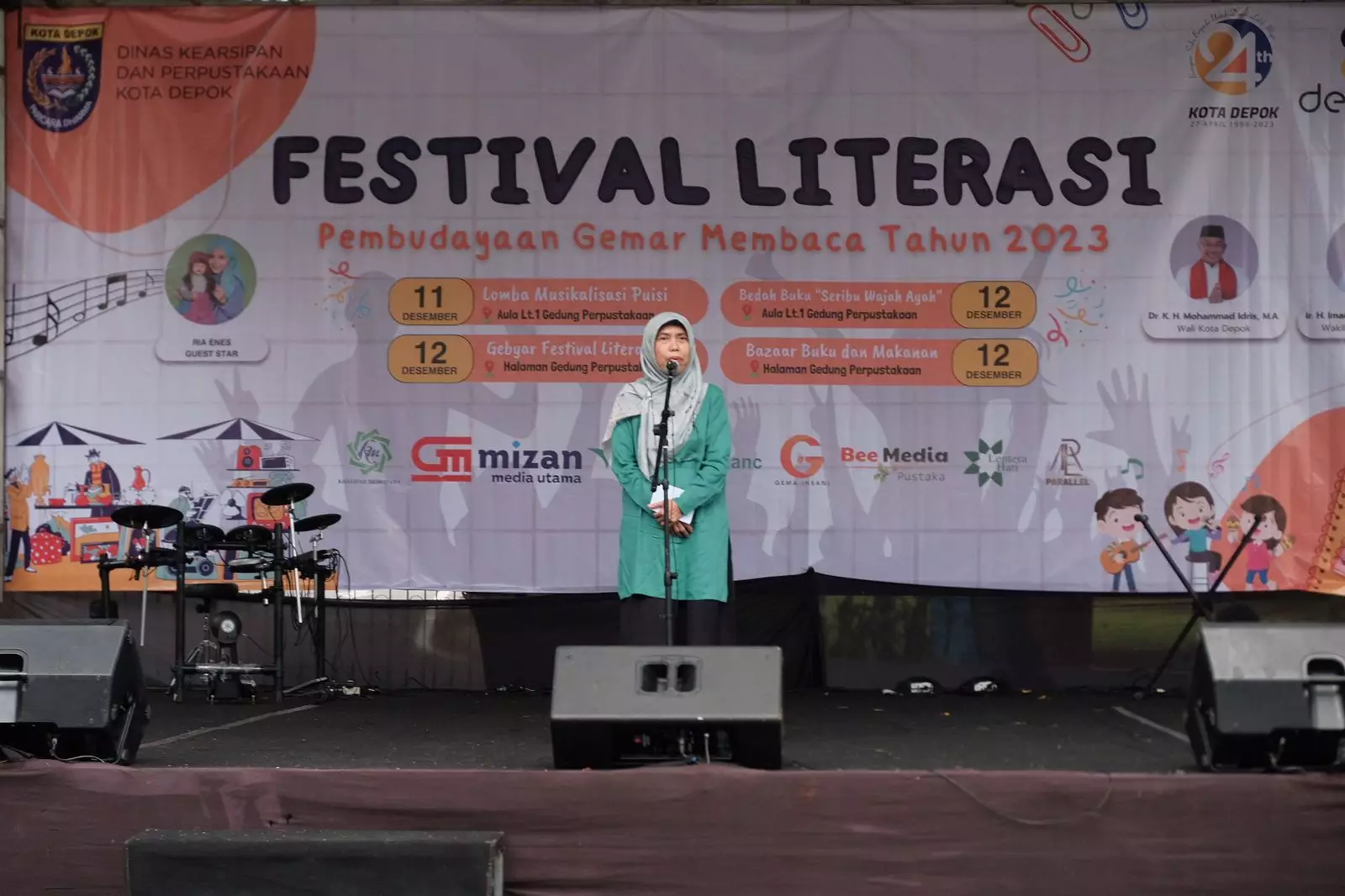 Festival Literasi 2023 Berlangsung Meriah, Ajang Tingkatkan IPLM Depok