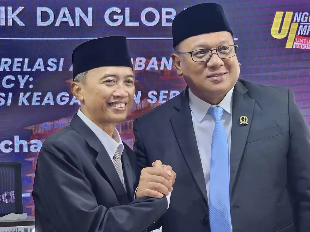 Pradi Supriatna Hadiri Promosi Doktor Ketua PCNU Depok, Sampaikan Harapan Besar