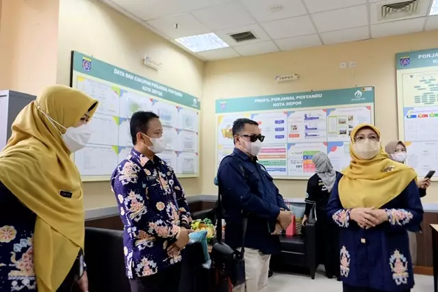 Pemkot Depok Terima Tim Verifikator Lapangan Penilaian Lomba Posyandu Tingkat Jabar Tahun 2022