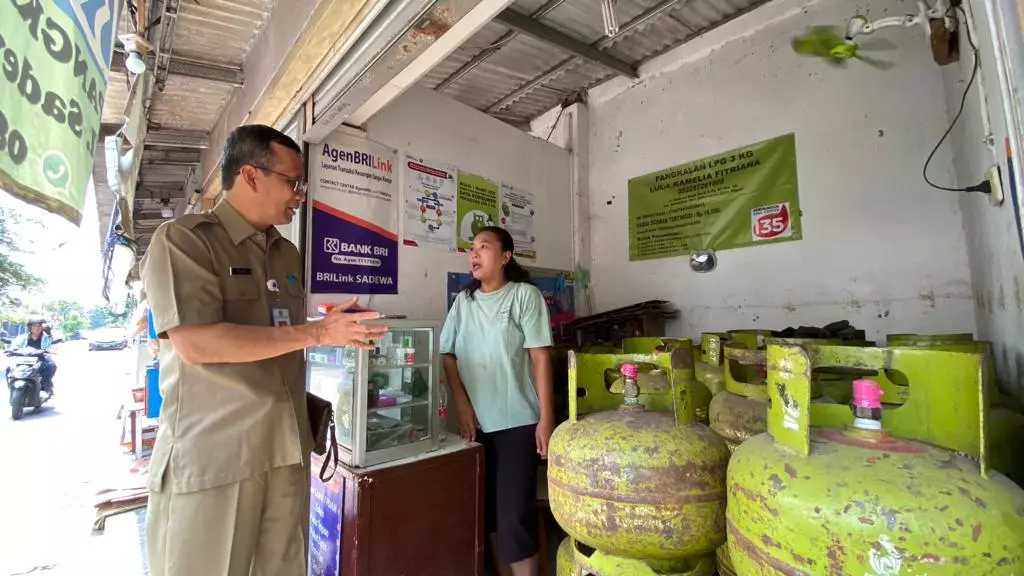 Disdagin Bersama Hiswana Migas Tinjau Ketersediaan LPG 3kg
