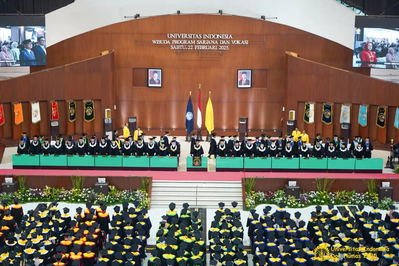 4.387 Mahasiswa UI Diwisuda, 157 Berpredikat Summa Cumlaude
