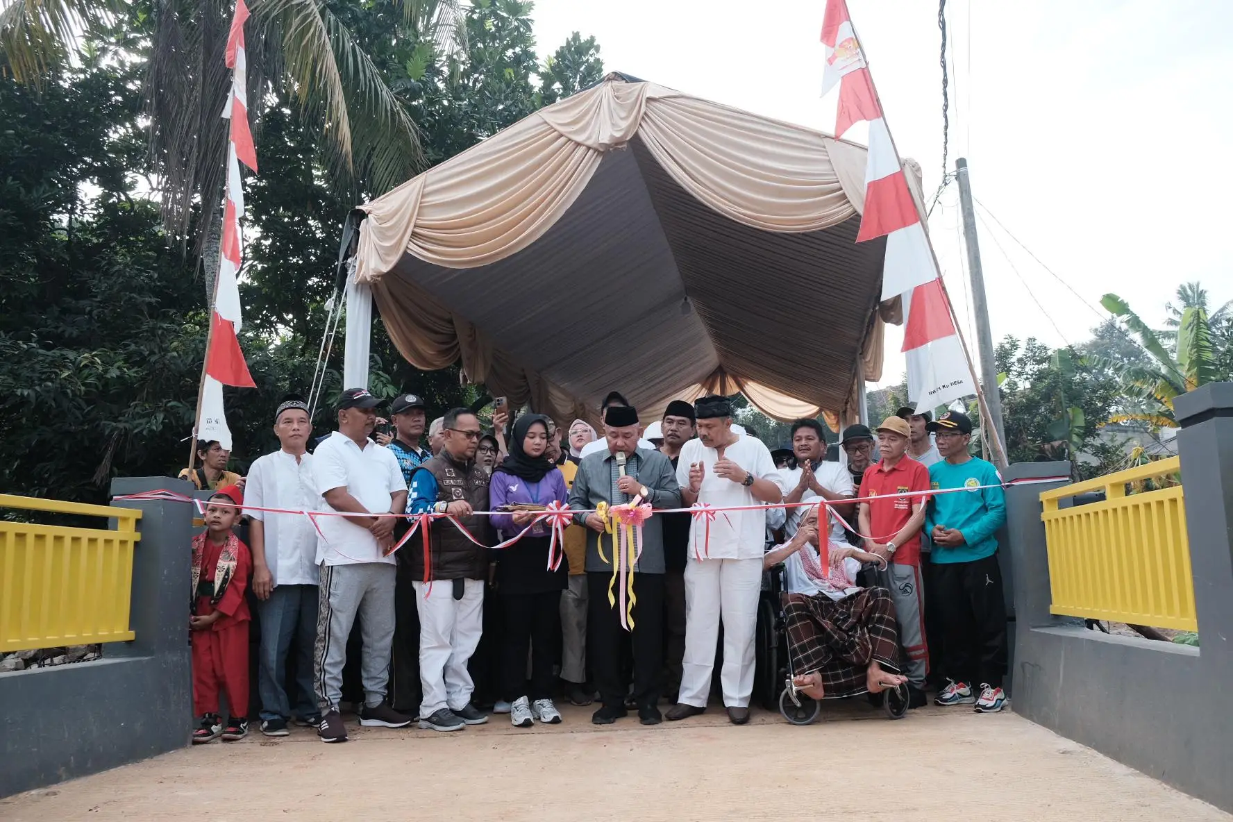 Camat Bojongsari Sampaikan Terima Kasih Atas Diresmikannya Jembatan Angke V