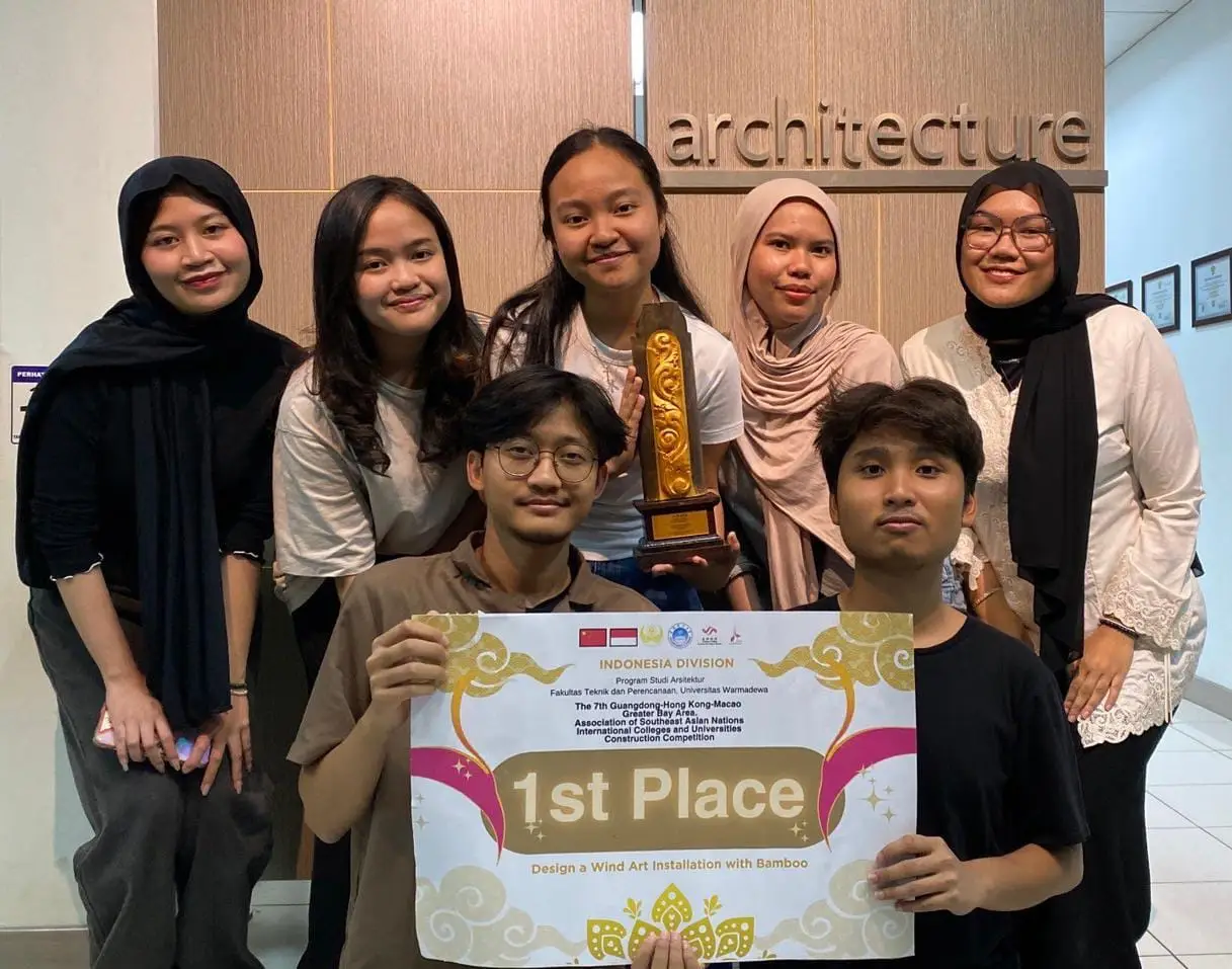 Mahasiswa UI Ciptakan Lengkongliu, Instalasi Bambu Tembus ke Kancah Internasional