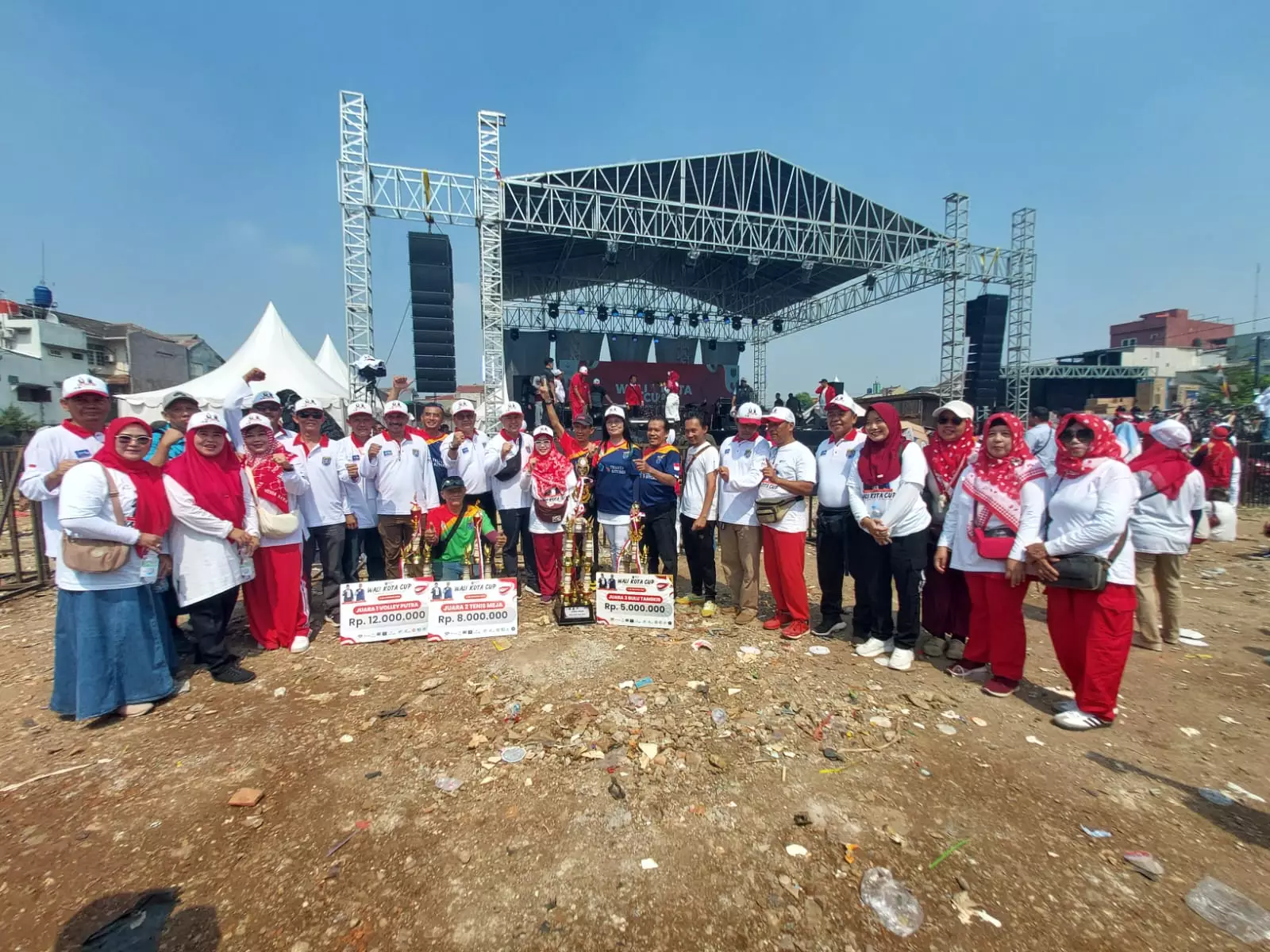 Jadi Juara Umum Wali Kota Cup 2024, Plt Camat Tapos Ungkapkan Rasa Syukur