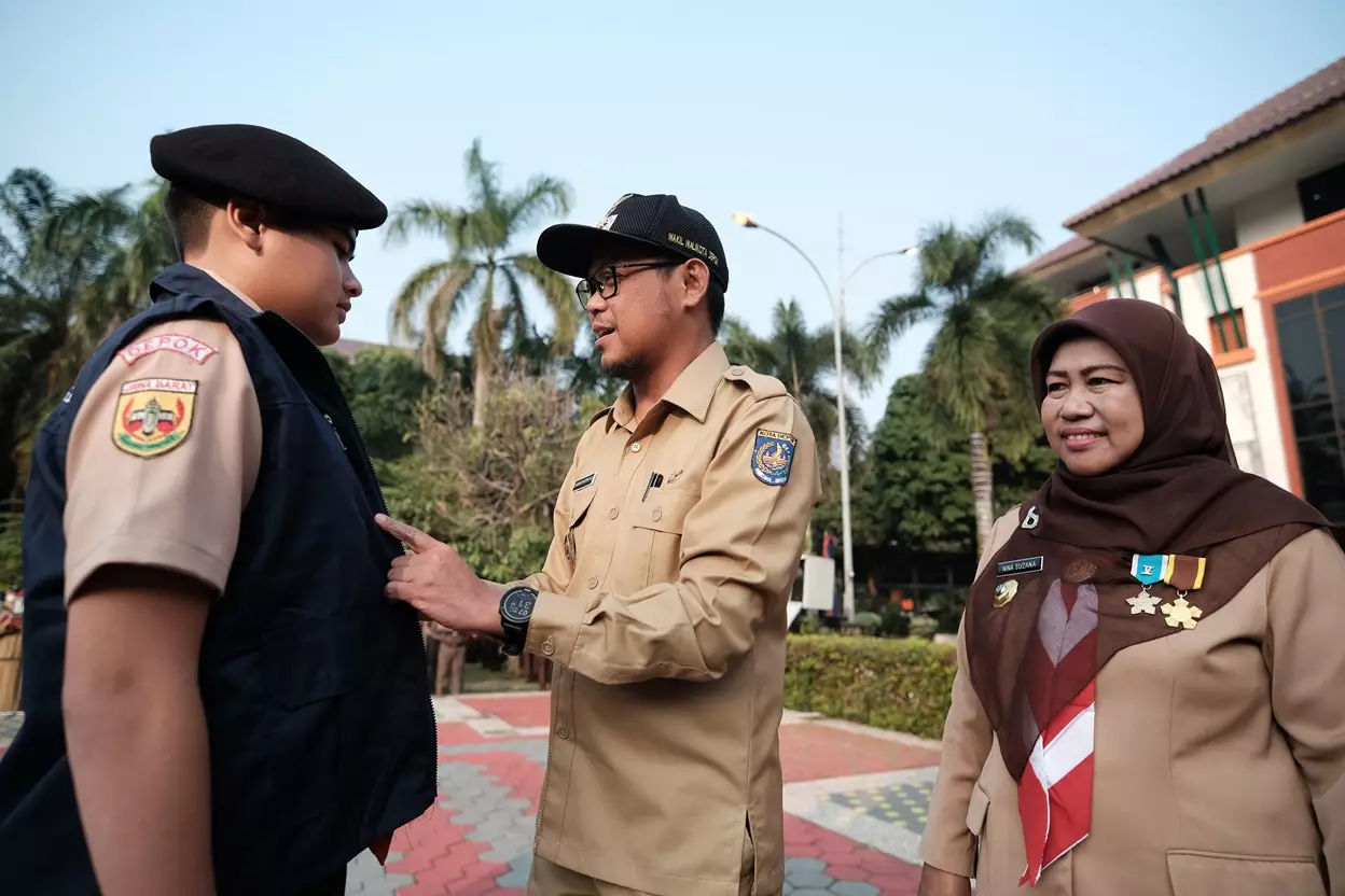 Wakil Wali Kota Depok Melepas Peserta Raimuna Nasional XII Asal Depok