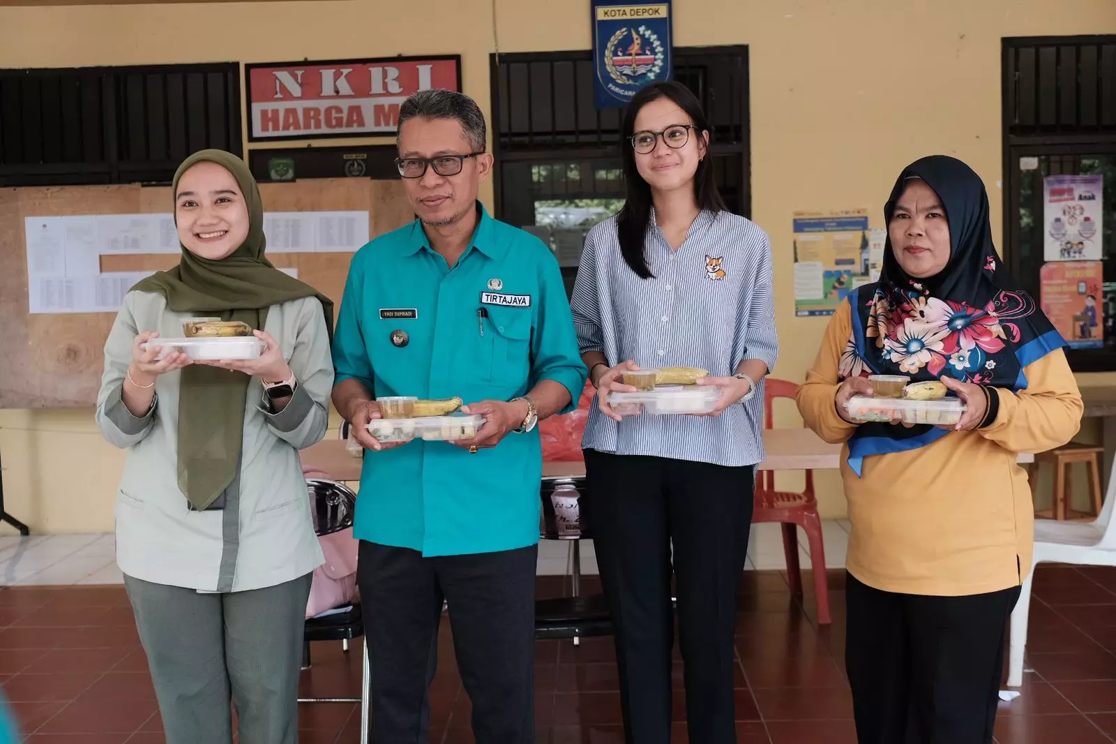 Wujudkan Zero Stunting, Puluhan Balita di Kelurahan Tirtajaya Jadi Sasaran Penerima Pangan Lokal Bergizi