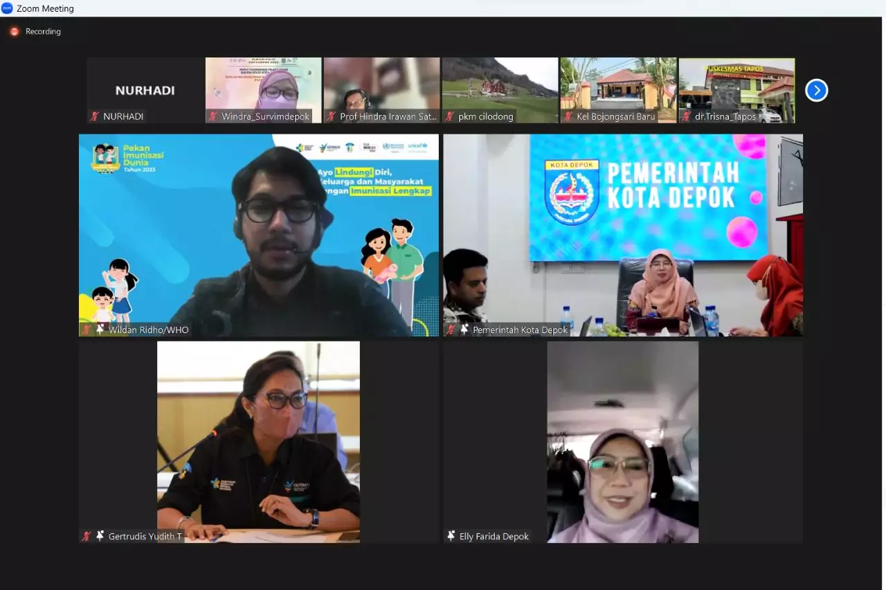 Dinkes Depok Hadiri Rapat Evaluasi Sub PIN Polio Yang Digelar Kemenkes Bersama Mitra