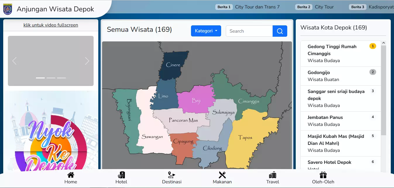 Mau Lebih Kenal Budaya Depok dan Destinasi Wisatanya, Cek di Aplikasi SIBUDPAR