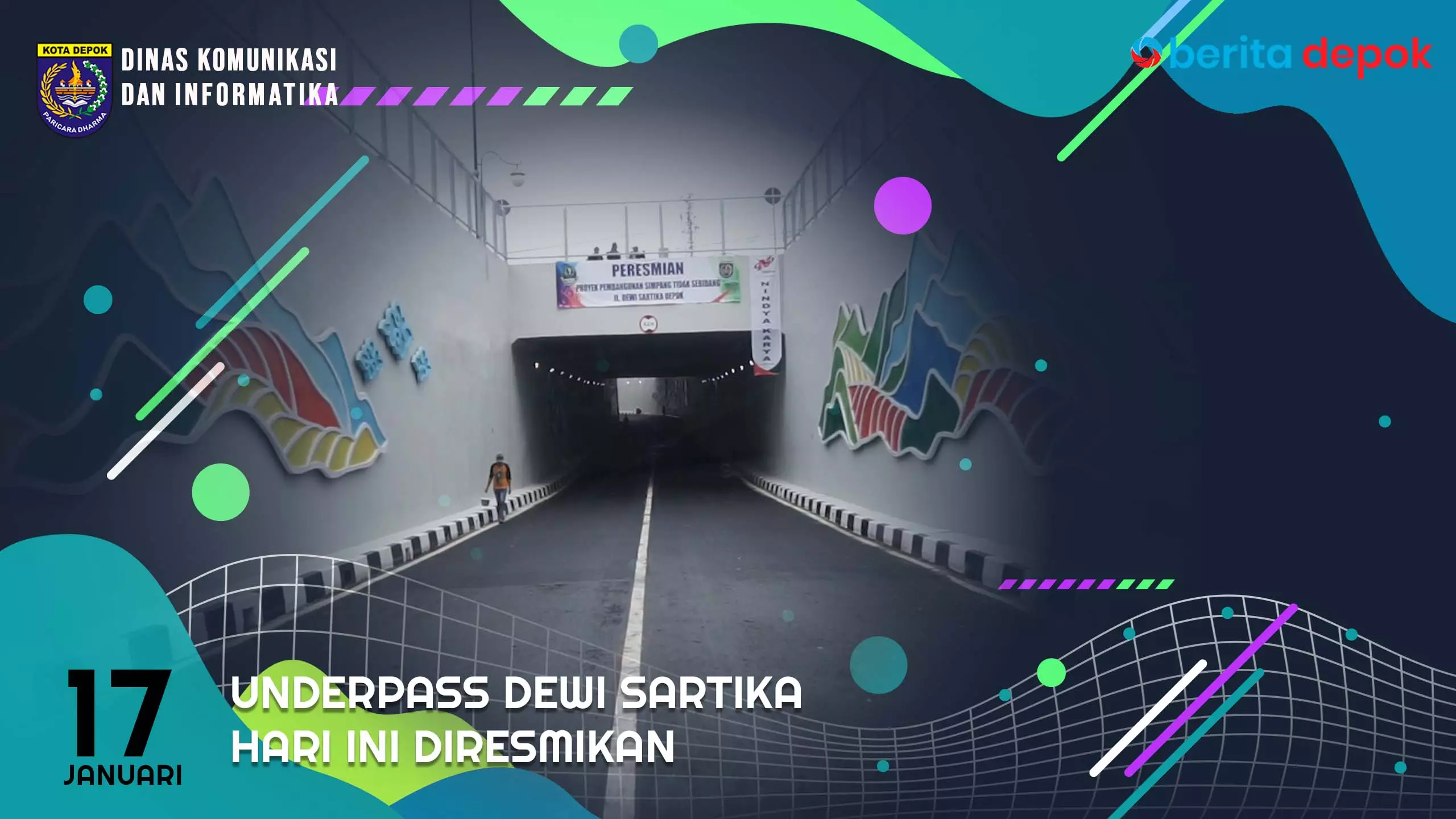 Video: Underpass Dewi Sartika Diresmikan Hari Ini