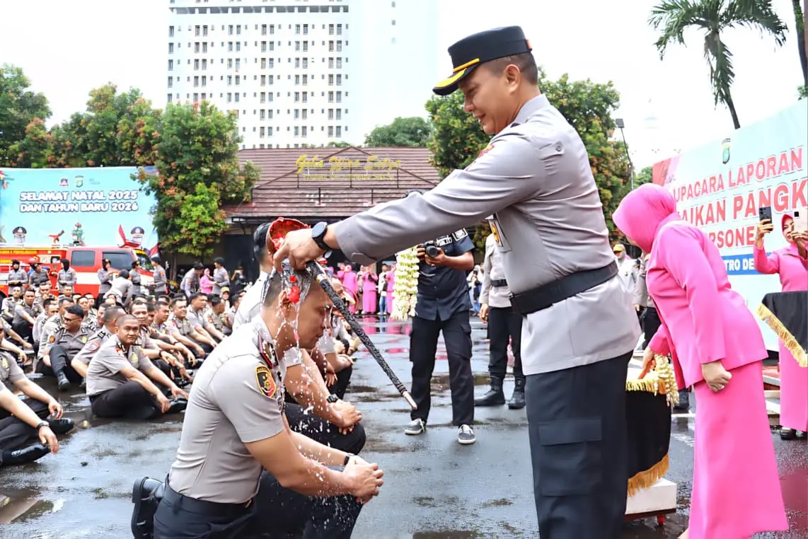 195 Personel Polres Metro Depok Naik Pangkat, Semangat Baru Sambut 2026