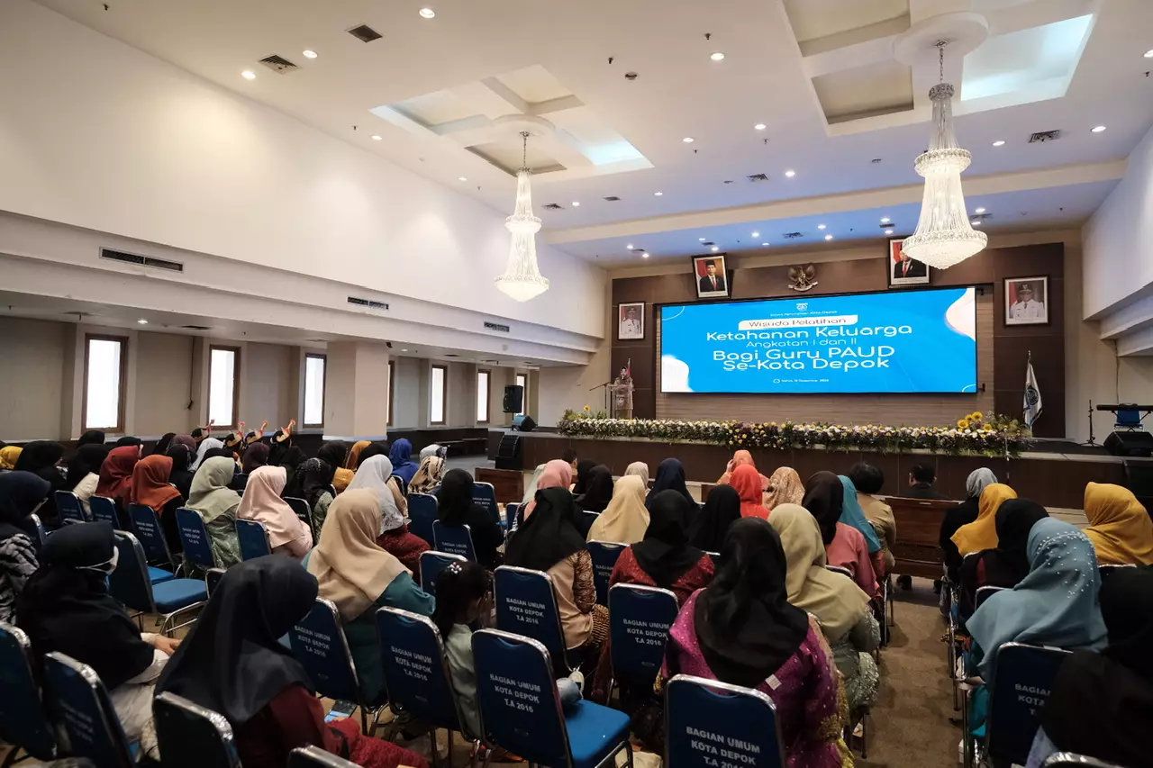 Disdik Depok Gelar Wisuda Pelatihan Ketahanan Keluarga Bagi Guru PAUD