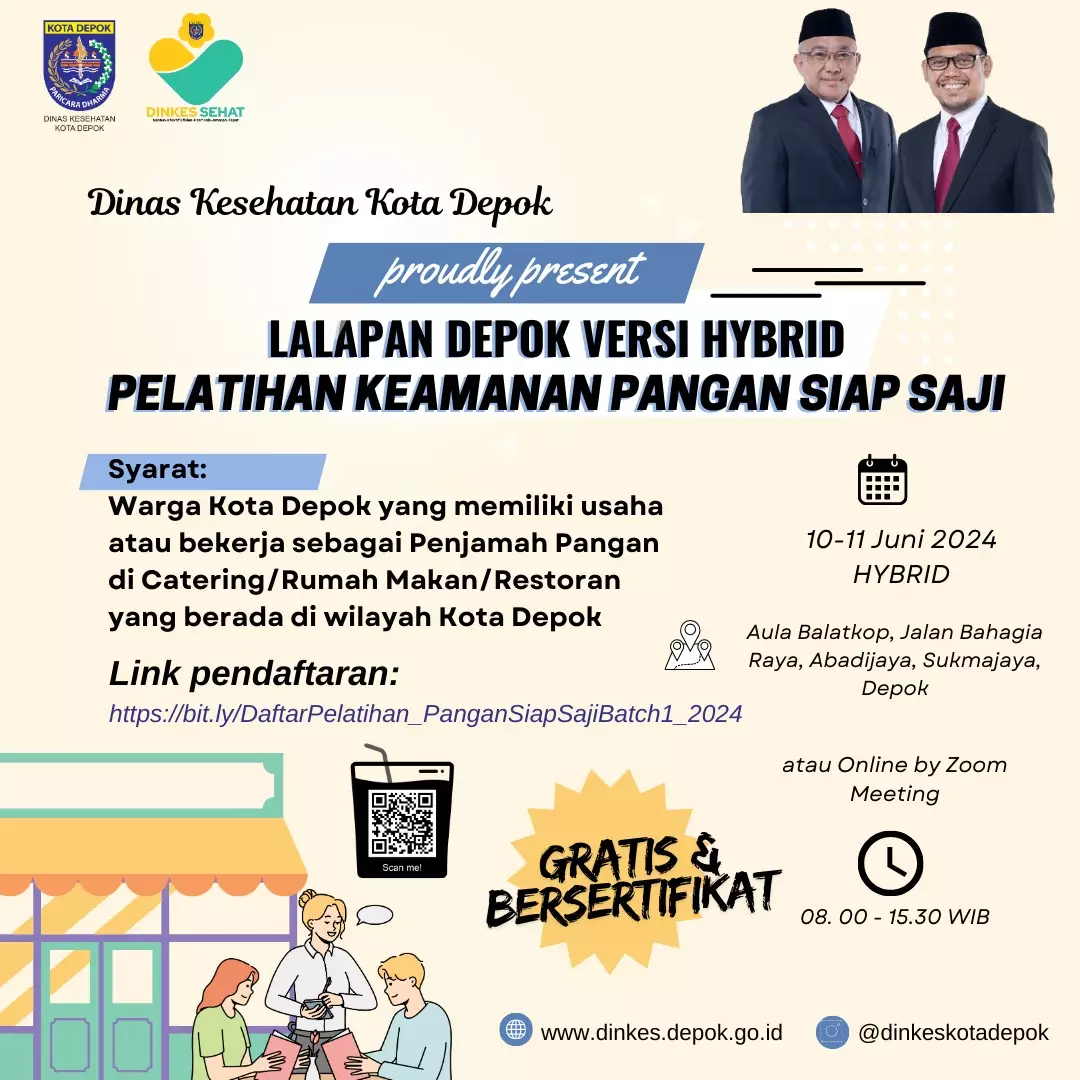 Dinkes Buka Program Lalapan Depok Versi Hybrid, Simak Cara Daftarnya