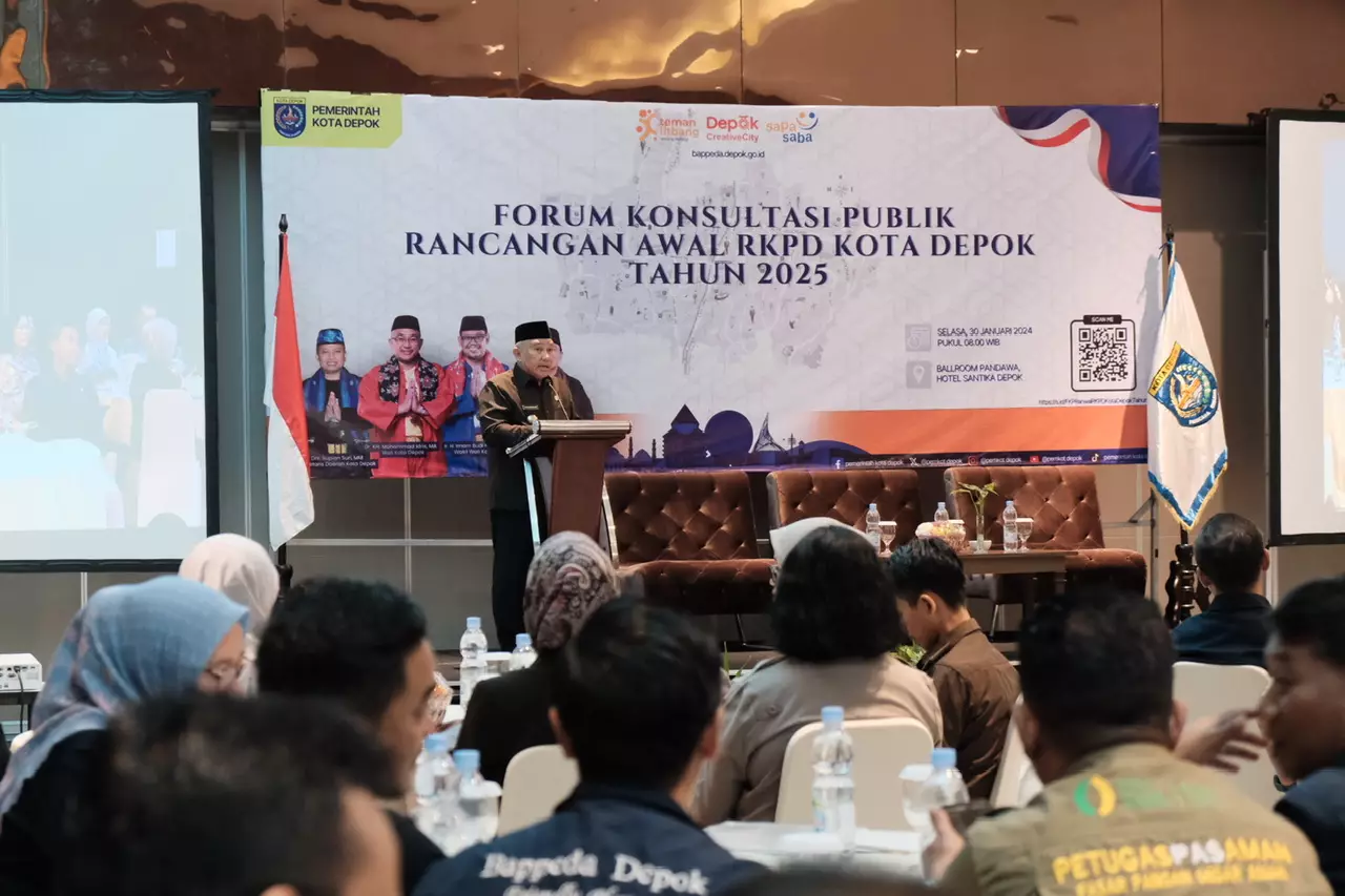 Wali Kota Depok Buka Forum Konsultasi Publik Rancangan Awal RKPD 2025