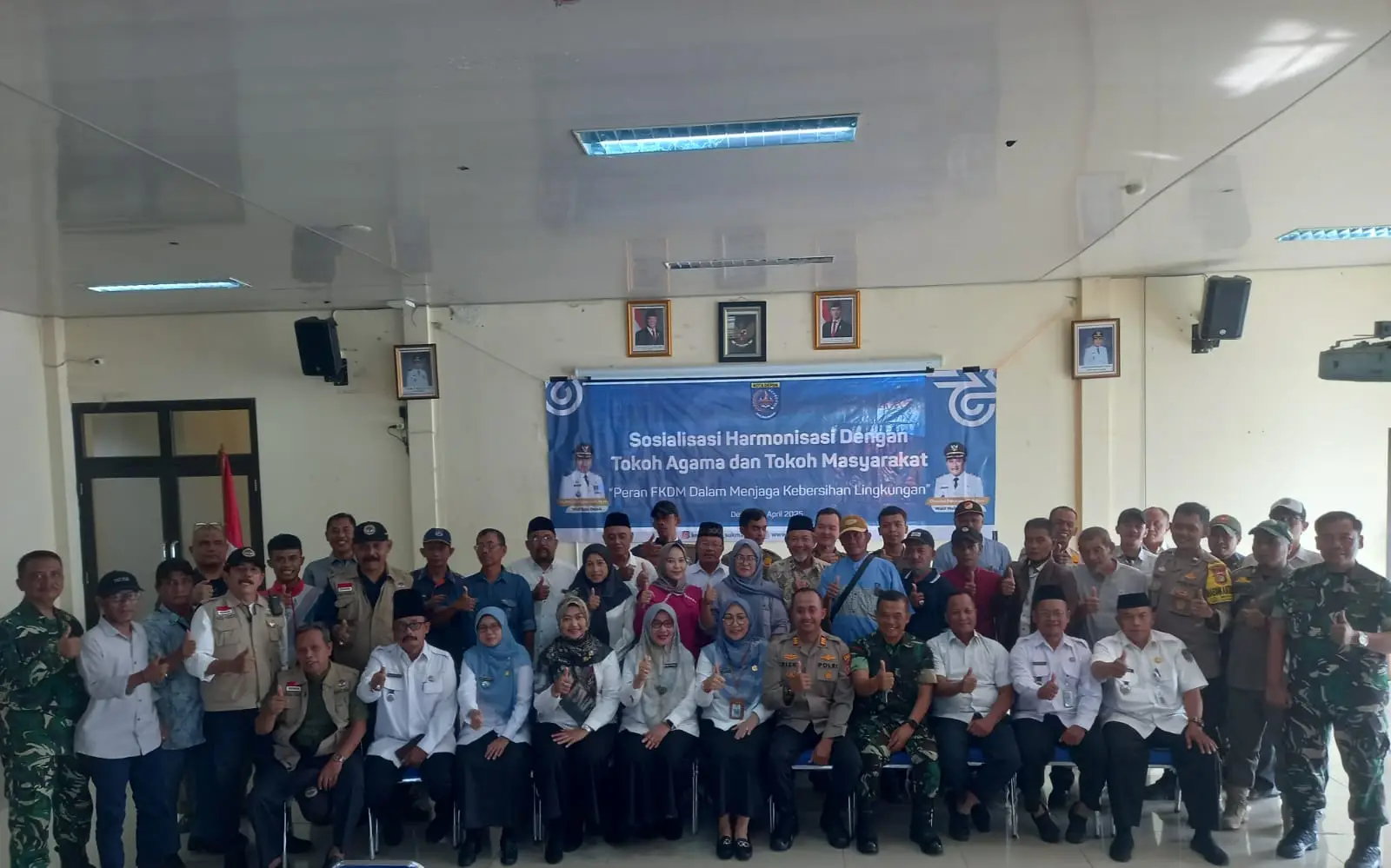 Kecamatan Sukmajaya Gandeng FKDM Wujudkan Lingkungan Bersih