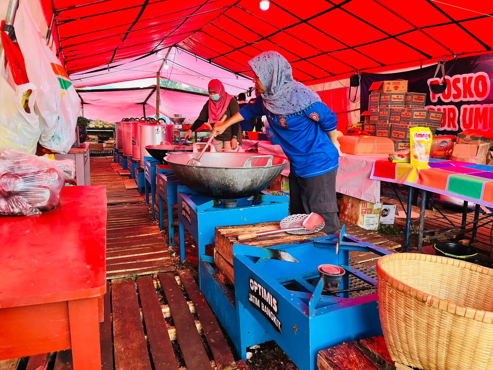 Tagana Depok Kembali Buka Dapur Umum Bagi Korban Gempa Cianjur, Kali Ini di Kampung Mangun