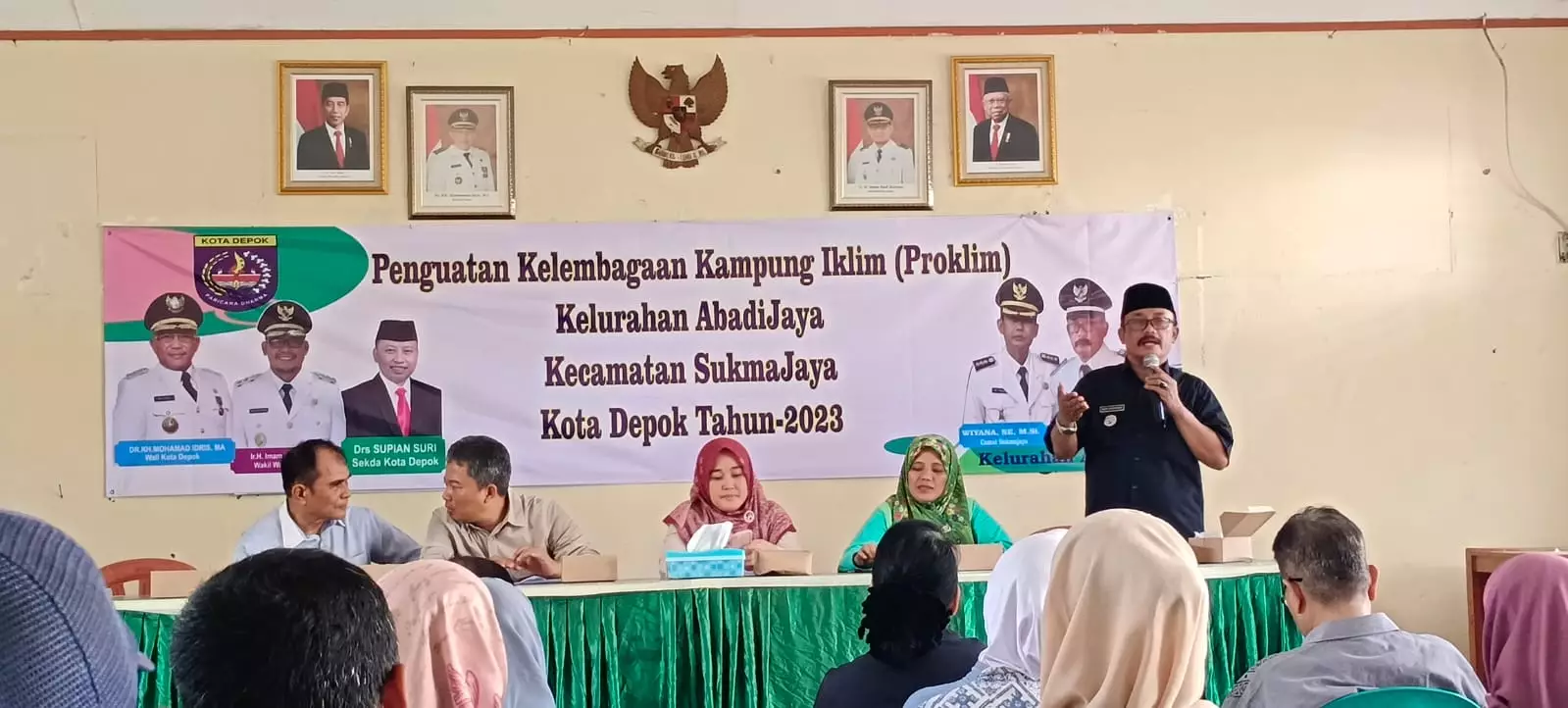 Kelurahan Abadijaya Adakan Penguatan Kelembagaan Proklim