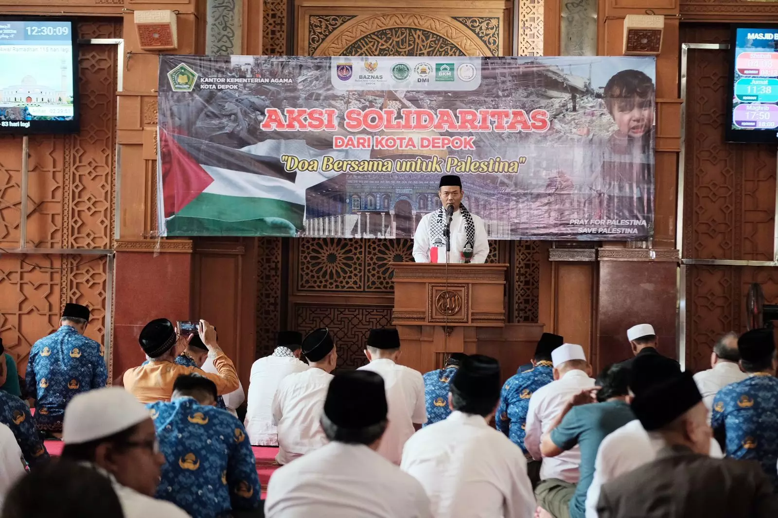 Kemenag Depok Gelar Aksi Solidaritas bagi Warga Palestina